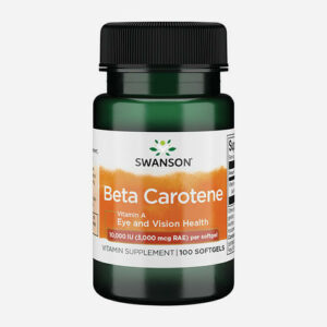 Beta Carotene 10.000 IU 100 softgels Vitamines en supplementen